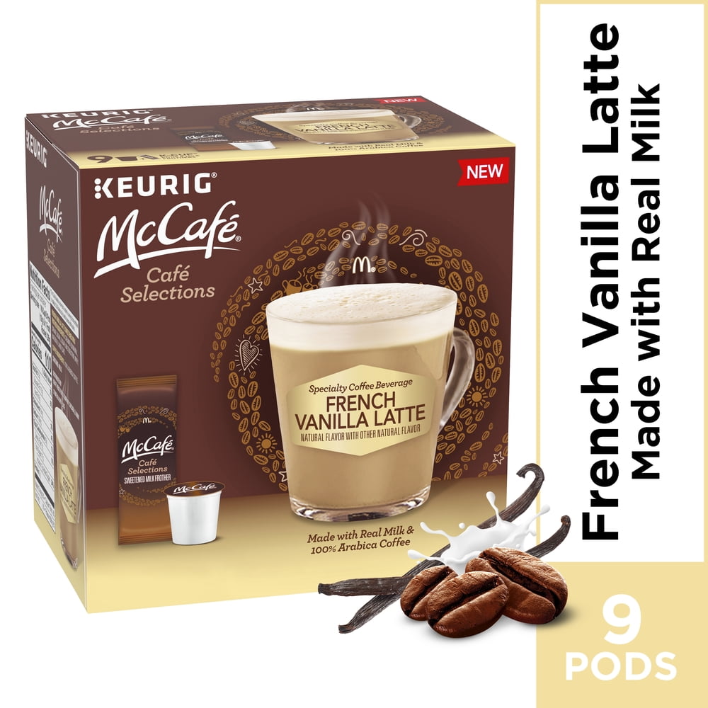 McCafe Cafe Selections French Vanilla Coffee Keurig K Cup