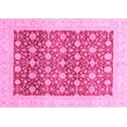 thumbnail image 1 of Ahgly Company Indoor Rectangle Oriental Pink Modern Area Rugs, 8' x 10', 1 of 4