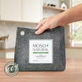 thumbnail image 2 of Moso Natural Air Purifying Bag, 600g Bamboo Charcoal Odor Absorber, Large Room Deodorizer for Pet & Home, 5 Pack, 2 of 8