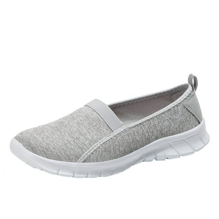 

Alueeu Women s Pumps Fashion Women Soft Sole Slip-on Breathable Casual Sports Shoes Lazy Shoes
