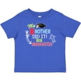 thumbnail image 3 of Inktastic My Brother Graduated with Cap and Arrows Boys Baby T-Shirt, 3 of 5