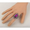 thumbnail image 5 of Stretch Rings for Women Fit Finger Size 6.5 to 9 Rhinestone Silk Scarf Holders, 5 of 5