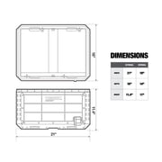 ToughBuilt StackTech Tool Crate with Auto-Locking Interface & Large Capacity