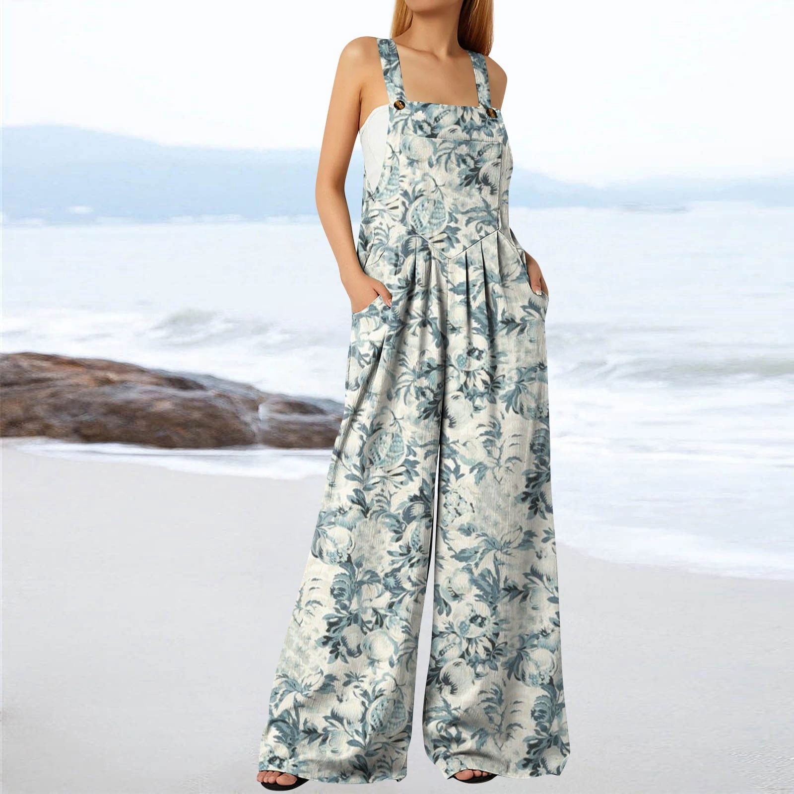 Xyxaqa Women Rompers and Jumpsuits, Jumpsuit for Women Casual Summer