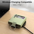 thumbnail image 6 of Samsung Galaxy Z Flip 4 Case Shockproof Heavy Duty Protective Cover with Ring Phone Case for Galaxy Z Flip 4 5G-Green, 6 of 14