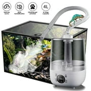Reptile Air Humidifier Fogger 4 Liter Tank Mister Sprayer Machine Terrarium Vaporizer Ideal for a Variety of Reptiles / Amphibians / Herps
