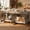 Grey, variant on 71" Large Wooden Dog Crate with 3 Drawers and Divider for 2 Dogs, Spacious Indoor Kennel & TV Stand for Medium to Large Dogs, White