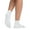 White w/Grey Vent, variant on Hanes Womens Ankle Socks 6 Pack     Comfort Toe Breathable Cool Comfort  Wicking