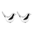 thumbnail image 1 of Ceramic Chubby Bird Figure Ornaments, Electroplated Ceramic Animal Figurines Modern Style Birds Decorative Desktop Display Animal Model Gift For Home Statue Decorative Crafts, 1 of 8
