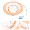 thumbnail image 1 of WEUVEB Sitz Bath for Commode Oval Postpartum Care Basin with Cold and Heat Resistance 1Pack, 1 of 8
