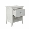 thumbnail image 3 of Chelsea Rustique Bois un Tiroir Table de Chevet en Blanc, 3 of 9