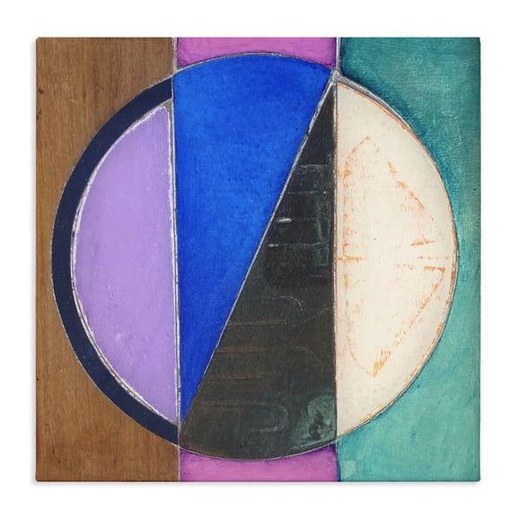 Stupell Industries Split Symmetry Circle Canvas Wall Art, design by Matthew Finger
