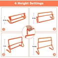 thumbnail image 4 of Lineslife Adjustable Agility Hurdles,4 Height Speed Training Hurdles, Portable Speed Training Equipment with Carry Bag for for Athletes,Kids,Soccer,Basketball, 4 of 15