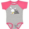 thumbnail image 3 of Inktastic My 1st Easter with Cute Bunny and Carrot Boys or Girls Baby Bodysuit, 3 of 5