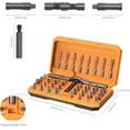 thumbnail image 6 of Ratchet Screwdriver Set, 42 in 1 Magnetic Screwdriver Set with Ratchet Handle, DIY Multi Bit Magnetic Drive Set, Repair Tool for Home Appliances Bicycle Motorcycle, 6 of 17