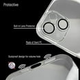 thumbnail image 4 of for iPhone 13 Case, Shockproof Phone Case for iPhone 13 (6.1 inches), Independent Metal Sensitive Buttons, Black, 4 of 8
