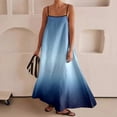 thumbnail image 1 of WILLBEST Vestidos para Mujer Verano Vestido Largo para Mujer con Ribete En Contraste y Tirantes Finos Conjuntos de Verano Viajes Vacaciones Vestidos Largos sin Mangas Mediana​​, 1 of 3