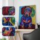 thumbnail image 2 of 5D bricolaje completo taladro especial en forma de diamante pintura color perro punto de cruz Tmvgtek decoración de arte en el hogar, 2 of 9