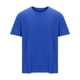 thumbnail image 1 of Camisa Elvqul Caballero Playa Manga Corta de Color Sólido Cuello Redondo Azul Algodón, 1 of 4