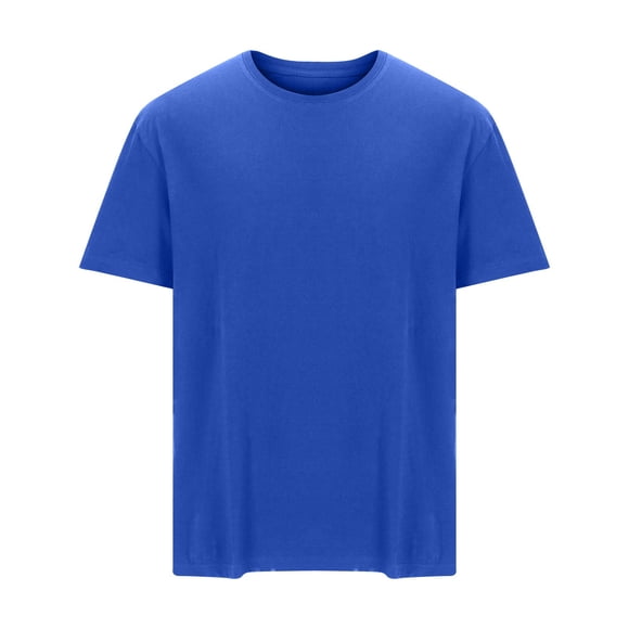 breaise Mens Shirts Big and Tall Short Sleeve T Shirts Cozy Cotton Tshirts Regular Fit Round Neck T-Shirts Casual Summer Basic Tee Tops
