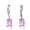 E4358, variant on Leverback Dangle Earrings for Women Hypoallergenic 14k White Gold Plated Cubic Zircon Hanging Lever Earrings Lightweight Summer Drop Earrings Wedding Birthday Gifts Jewelry