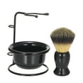thumbnail image 1 of Support de Brosse à Raser et Ensemble Bol Support de Brosse à Raser en Métal, 1 of 7