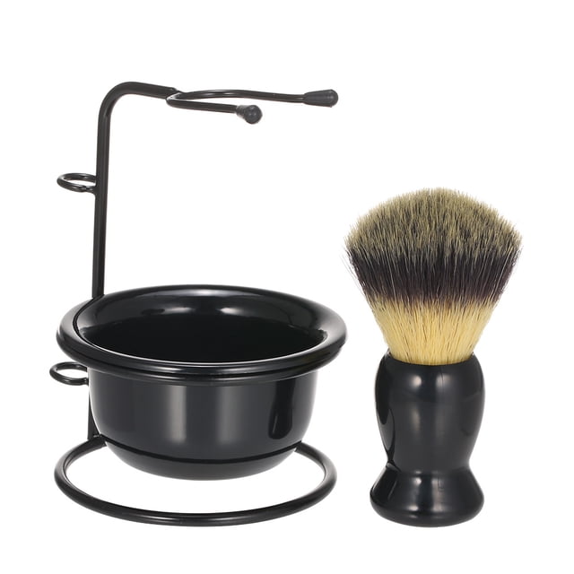 Support de Brosse à Raser et Ensemble Bol Support de Brosse à Raser en Métal