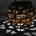 thumbnail image 4 of Solar Rattan Light,Woven Outdoor Solar Lantern with Handle,Waterproof LED Pendant Lamp,Lawn Terrace,Courtyard,Porch, 4 of 5