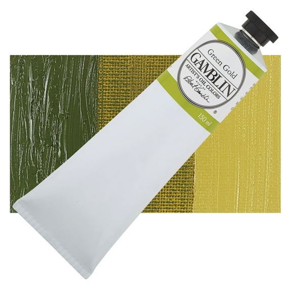 Gamblin - Artist's Grade Oil Color - Green Gold, 150 ml