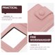 thumbnail image 2 of Estuche para lápiz labial Estuche para lápiz labial con espejo Contenedor para lápiz labial Espejo de maquillaje compacto Bolsa portátil para lápiz labial, 2 of 5