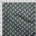 thumbnail image 3 of oneOone Tissu Popeline de Coton Rayé & Tissu Imprimé Check Kasuri 1 Yard 42 Inch Wide, 3 of 4