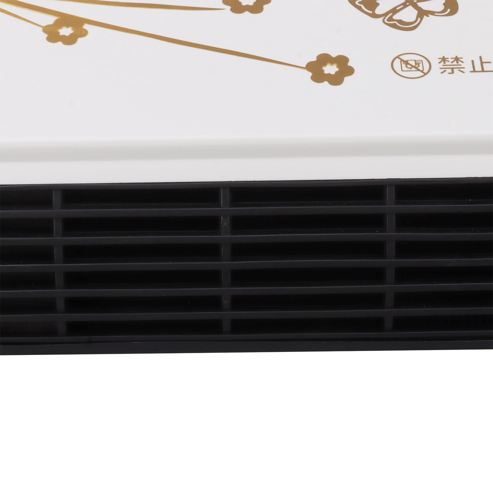 Warm Heating Mathine, Portable Wall Mounted Fan for Bedroom Living Room with Remote Control & Rack