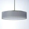 thumbnail image 2 of 10224WOSN Maxim Lighting Prime-19.5W 3 LED Pendant-16 Inches wide by 6.5 inches high-Satin Nickel Finish-White Organza Shade Color, 2 of 5
