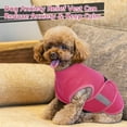 thumbnail image 6 of ROZKITCH Dog Anxiety Vest Comfort Soft Dog Anxiety Calming Vest Coat for Small Medium Large Dogs Adjustable Dog Anxiety Relief Shirt Wrap for Thunderstorms Fireworks Vet Visits Separation(Rosere), 6 of 6
