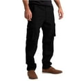 thumbnail image 3 of YouLoveIt Cargo Pants for Men Hiking Pants Workout Joggers Sweatpants Casual Cargo Pants Comfort Classic Fit Cargo Pant Loose Casual Sports Pants with Pockets, 3 of 4