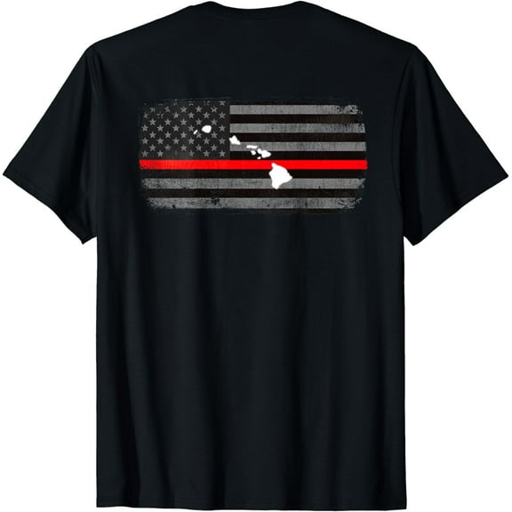 Hawaii Fire Rescue Department Firefighters Uniform Duty T-Shirt