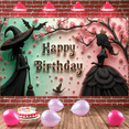 thumbnail image 5 of Witch Theme Banner Fairy Magic Halloween Decoration for Kids Party Fantasy Celebration, 5 of 5