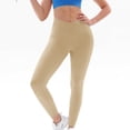 thumbnail image 4 of MIASHUI Women High Waist Yoga Pants Workout Leggings For&nbsp;Comfy&nbsp;And Supportive Wear Khaki,S, 4 of 7
