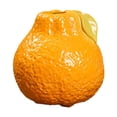 thumbnail image 2 of Fancyes Propagation Vase Fruit Shaped Ceramic Flower Vase Wedding Table Bunch Storage Planter Floral Arrangements Ornament Minimalist Orange, 2 of 8