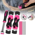 thumbnail image 2 of Plastic Razor Blades Glass Scraper Tool, Metal Scrapers for Removing Paint, Decals, Adhesive, Caulk, Stickers, Labels, Windows, Stovetops, Tiles, Floors, 2 of 8