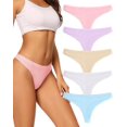 thumbnail image 1 of Tangas sin costuras Underwear Voenxe para mujer, paquete de 5, 1 of 7