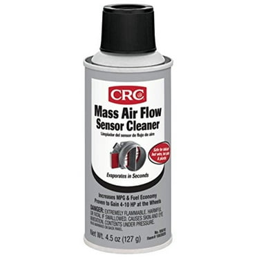 CRC Mass Air Flow Sensor Cleaner for Cars and Trucks, 4.5 oz