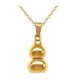 thumbnail image 3 of Collar con colgante de urna conmemorativa en forma de calabaza para cenizas dorado Yashi 22664, 3 of 5