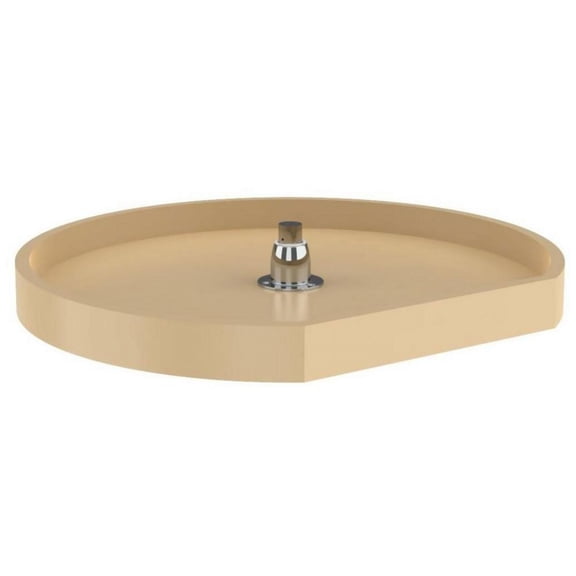 Rev-A-Shelf 6221-20-52 Classic 1 Shelf 20" D Shaped Lazy Susan - Almond