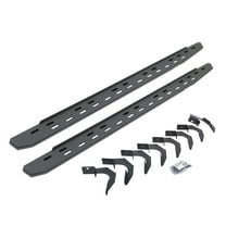 Go Rhino 69623580ST RB30 Slim Line Running Boards with Mounting Bracket Kit For Chevrolet 15-24 Colorado, GMC 15-24 Canyon (Crew Cab Pickup)