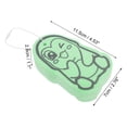 thumbnail image 4 of Unique Bargains Penguins Pattern Bath Sponge Body Scrubber 1 Pc Cyan, 4 of 6