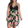 thumbnail image 4 of Toystoory Traje de baño de mujer de amplia aplicación para playa y piscina, traje de baño de nailon Traje de baño cártamo, 1 6XL, 4 of 6