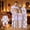 Family Pajamas(B), variant on Halloween Family Matching Pajamas Sets, Halloween Ghost Bowknot Lovely Family Loungewear, Bat Skull Seasonal PJS Sleepwear, Halloween Soft Home Relaxing Night Clothes Loungewear