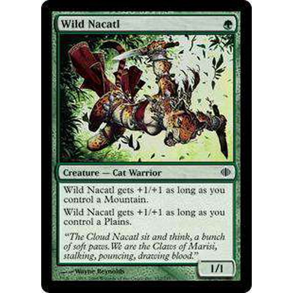 MtG Shards of Alara Common Wild Nacatl #152