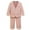 Pink, variant on Boys Stylish Outfit Set for Formal Events Perfect for Wedding Party and Church Complete with Jacket and Pants